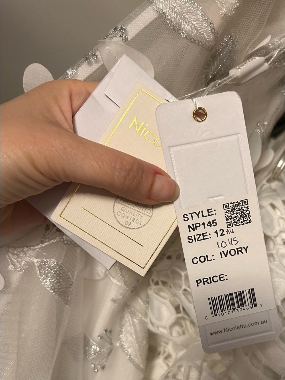 Nicoletta Cocktail / Reception / Wedding Dress sz 10 - Picture 4 of 4